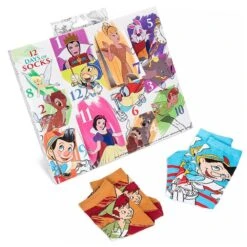 Disney Adult 12 Days Of Socks Set - Ink & Paint