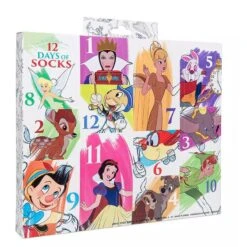 Disney Adult 12 Days Of Socks Set - Ink & Paint -Decorative Accessories Store 80533 3