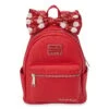 Disney Parks Loungefly Mini Backpack - Minnie Mouse - Red Sequin Bow -Decorative Accessories Store 80882