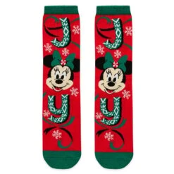 Disney Adult Holiday Socks - Minnie Mouse - Joy