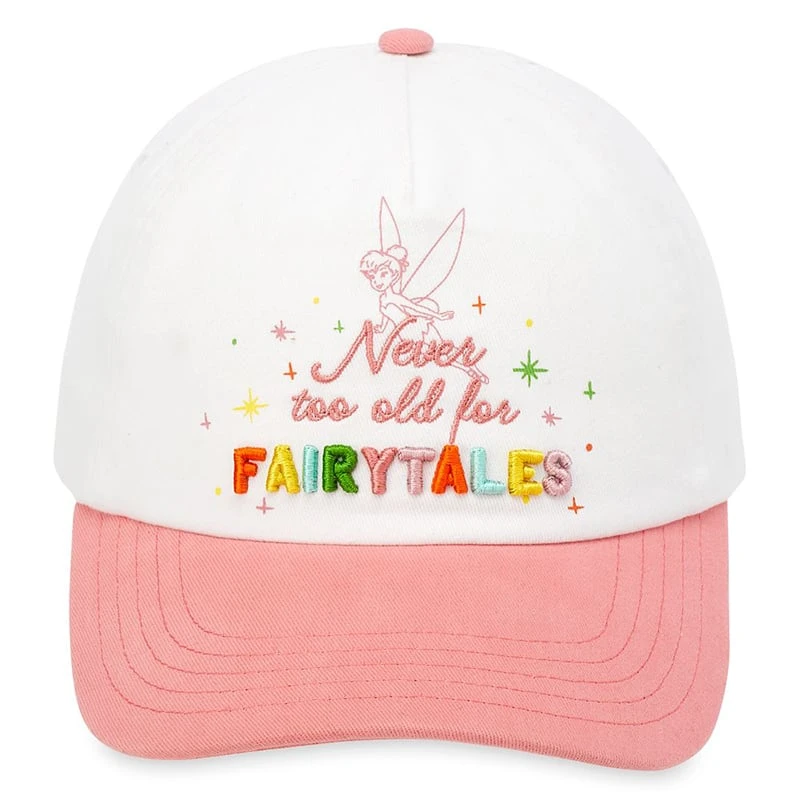 Disney Adult Baseball Hat - Peter Pan - Tinker Bell - Never Too Old For Fairytales 3 Disney Adult Baseball Hat - Peter Pan - Tinker Bell - Never Too Old For Fairytales