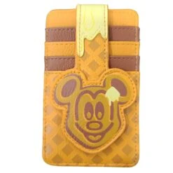 Disney Parks Loungefly Card Holder - Mickey Mouse Waffle