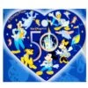 Disney Engraved ID Tag - Disney World 50th Anniversary - Mickey And Friends - Heart -Decorative Accessories Store 90556