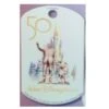 Disney Engraved ID Tag - Disney World 50th Anniversary - Walt And Mickey Partners At Castle - Oval 2 Disney Engraved ID Tag - Disney World 50th Anniversary - Walt And Mickey Partners At Castle - Oval -Decorative Accessories Store 90558