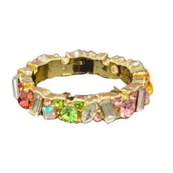 Disney Ring - Baublebar Mickey Icons And Faceted Stones