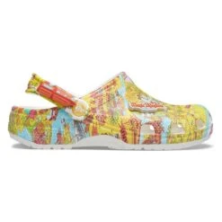 Disney Adult Clogs By Crocs - Retro Magic Kingdom Park Map -Decorative Accessories Store 92092 4s