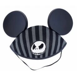 Disney Adult Mickey Ear Hat - Jack Skellington - Stripes