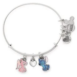 Disney Alex And Ani Bracelet - Lilo & Stitch - Stitch And Angel