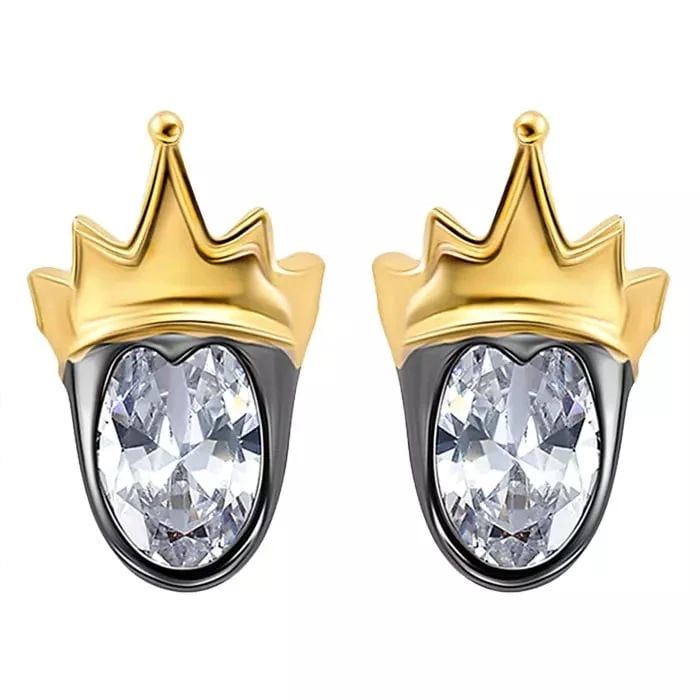 Disney Earrings By CRISLU - Snow White And The Seven Dwarfs - Evil Queen 3 Disney Earrings By CRISLU - Snow White And The Seven Dwarfs - Evil Queen