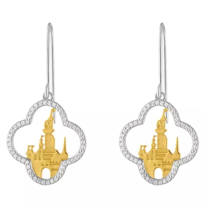Disney Earrings By Rebecca Hook - Fantasyland Castle 3 Disney Earrings By Rebecca Hook - Fantasyland Castle