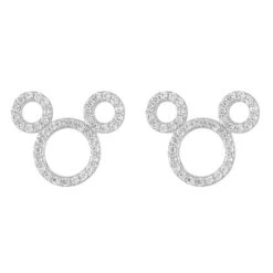 Disney Diamond Earrings By Rebecca Hook - Mickey Mouse Icon