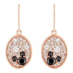 Disney Rose Gold Earrings By Rebecca Hook - Mickey Mouse