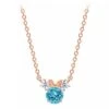 Disney Birthstone Necklace For Kids By CRISLU - Minnie Mouse