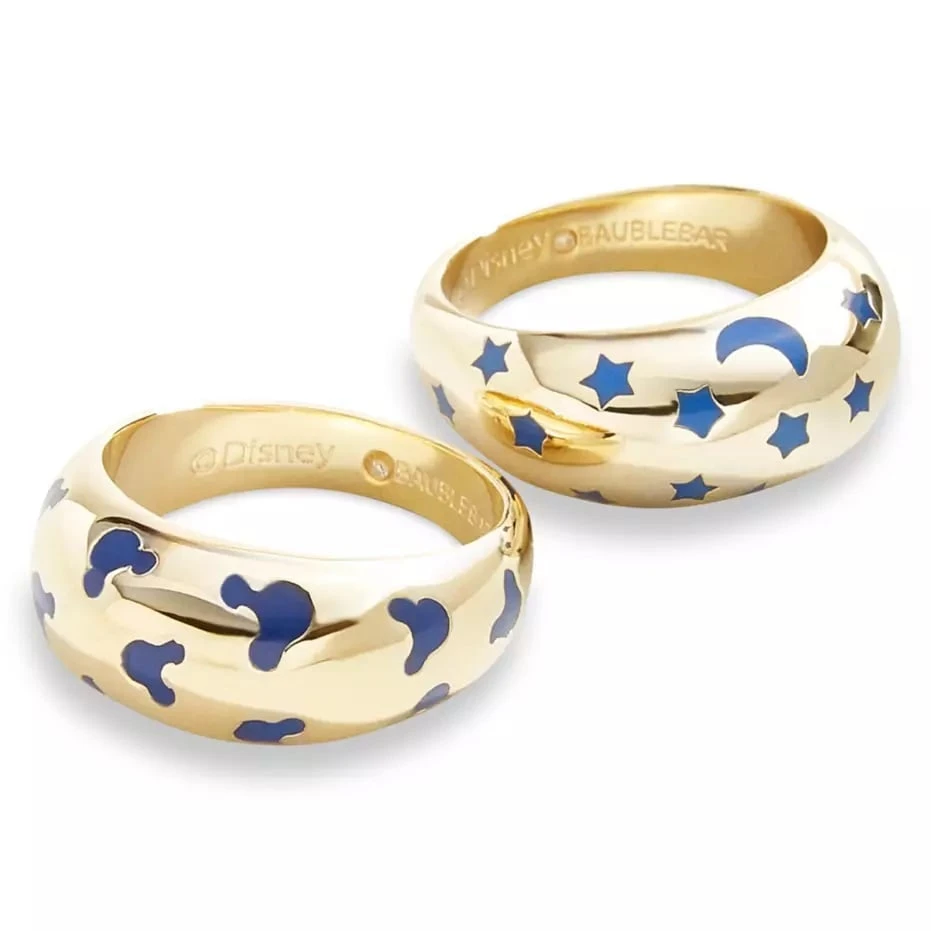 Disney Ring Set By BaubleBar - Fantasia - Sorcerer Mickey Mouse 3 Disney Ring Set By BaubleBar - Fantasia - Sorcerer Mickey Mouse