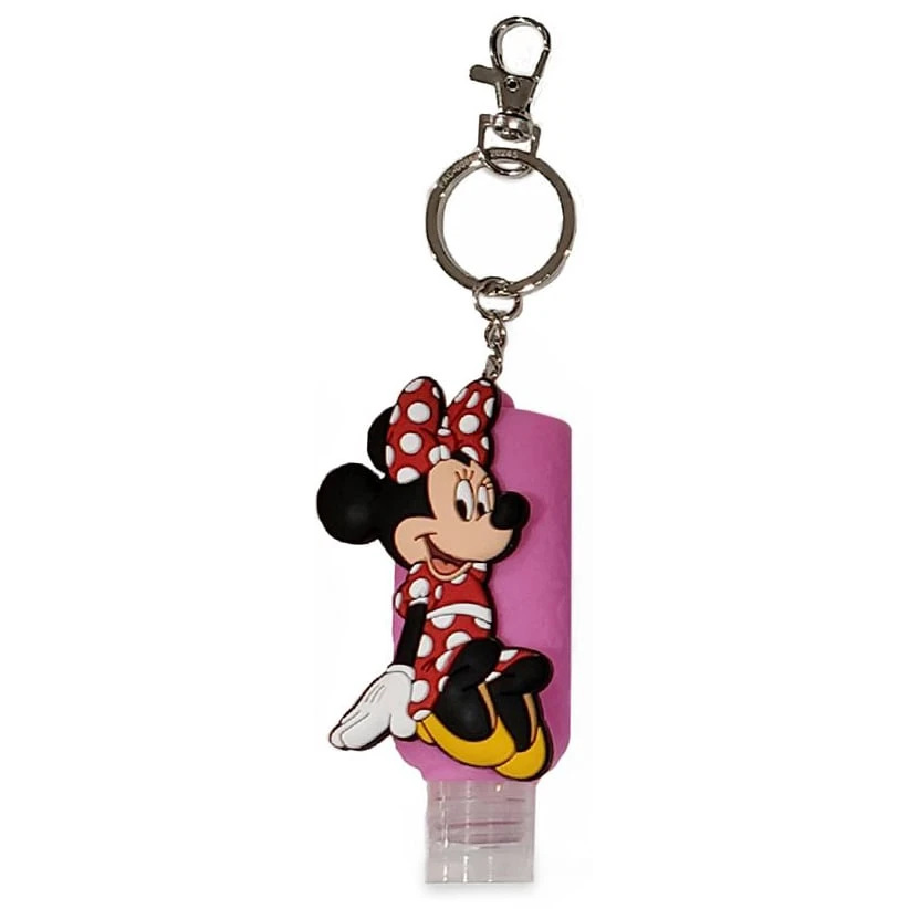 Disney Parks Hand Sanitizer Keychain - Minnie Full Body Pink 4 Disney Parks Hand Sanitizer Keychain - Minnie Full Body Pink - Image 2