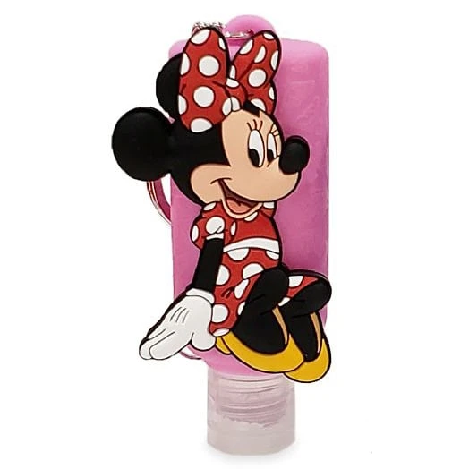 Disney Parks Hand Sanitizer Keychain - Minnie Full Body Pink 3 Disney Parks Hand Sanitizer Keychain - Minnie Full Body Pink