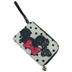 Disney Wristlet Wallet - Minnie Mouse Bows Polka Dots