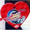 Disney Engraved ID Tag - Rock N Roller Coaster Heart