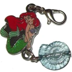 Disney Dangle Charm - Princess Ariel The Little Mermaid Shell Dangle