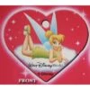 Disney Engraved ID Tag - Tinker Bell On Heart 1 Disney Engraved ID Tag - Tinker Bell On Heart -Decorative Accessories Store idtinkheart